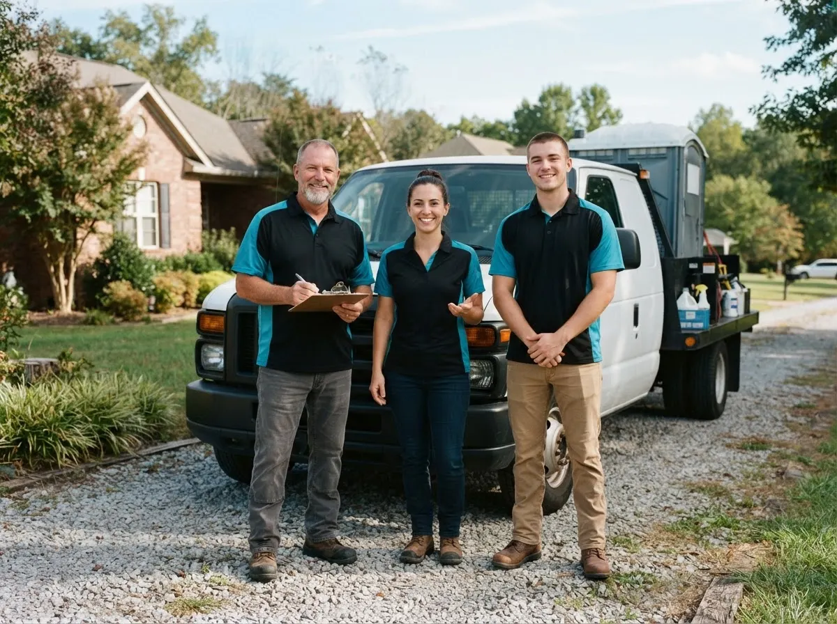 The River Otter Portable Toilets team, portable toilet rentals in Hendersonville, TN